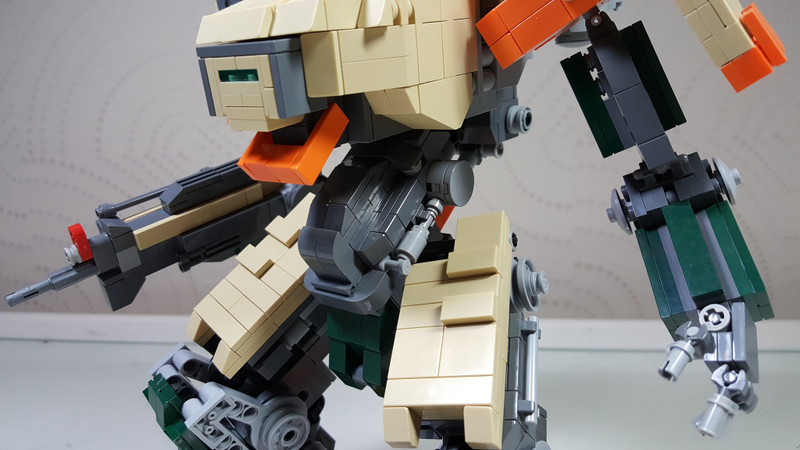 Yes, this is a shot of Bastion’s crotch.